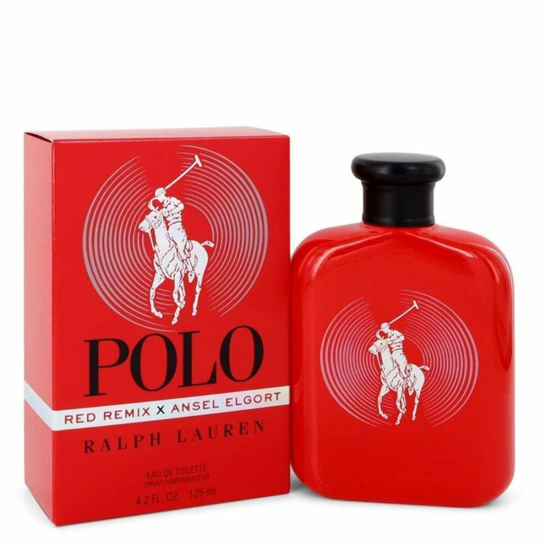 Vyrų kvepalai Ralph Lauren EDT Polo Red Remix & Ansel Elgort 125 ml