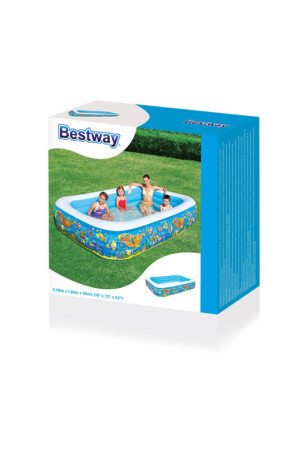 Pripučiamas vaikiškas baseinas Bestway Spalvotas 305 x 183 x 56 cm Gėlėtas