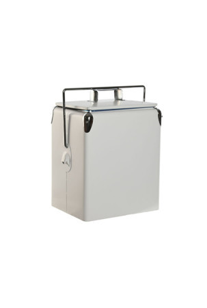 Nešiojamas šaldytuvas Home ESPRIT Balta PVC Metalinis Plienas polipropileno 17 L 32 x 24 x 36 cm