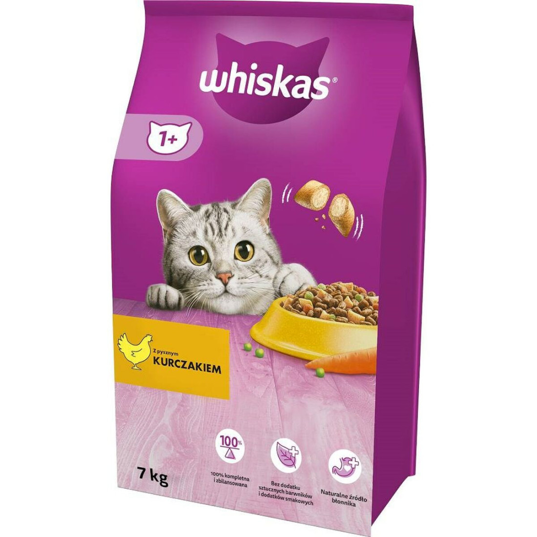 Kačių maistas Whiskas Adult Višta 7 kg