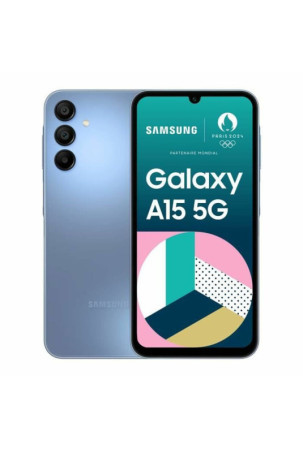 Išmanusis Telefonas Samsung Galaxy A15 4 GB RAM 128 GB Juoda Juoda / Mėlyna