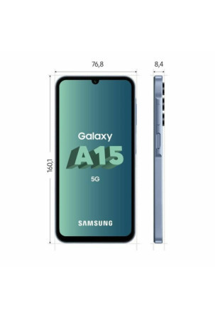 Išmanusis Telefonas Samsung Galaxy A15 4 GB RAM 128 GB Juoda Juoda / Mėlyna