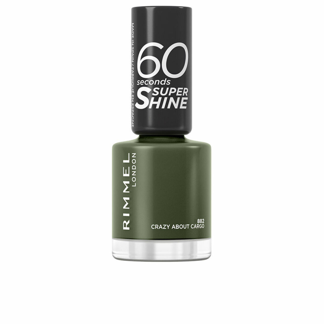 nagų lakas Rimmel London 60 Seconds Super Shine Nº 882 Crazy about cargo 8 ml