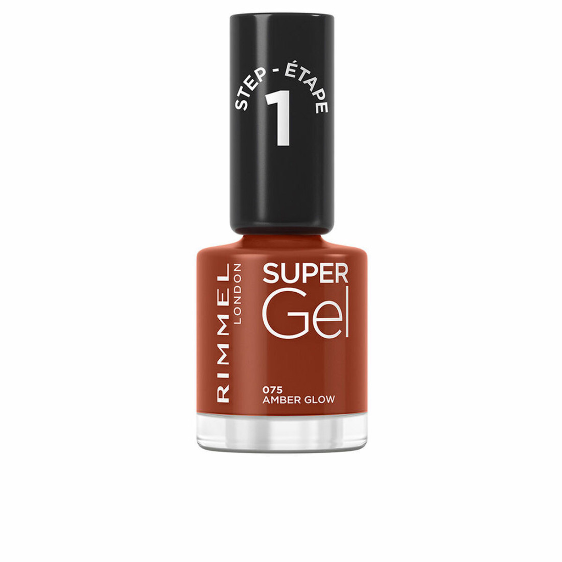 nagų lakas Rimmel London Super Gel Nº 075 Amber glow 12 ml