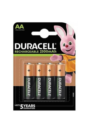 Įkraunamos baterijos DURACELL DURDLLR6P4B AA 1,2 V (4 vnt.)