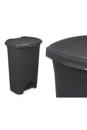 Pedalų dėžė Antracito Plastmasinis 50 L (3 vnt.)