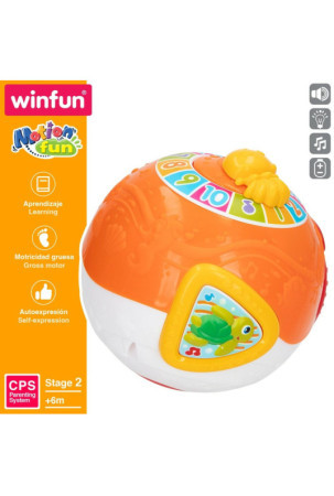 Muzikinis žaislas Winfun 15 x 15 cm (4 vnt.) Kamuolys