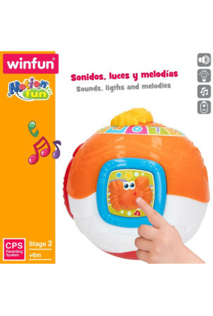 Muzikinis žaislas Winfun 15 x 15 cm (4 vnt.) Kamuolys