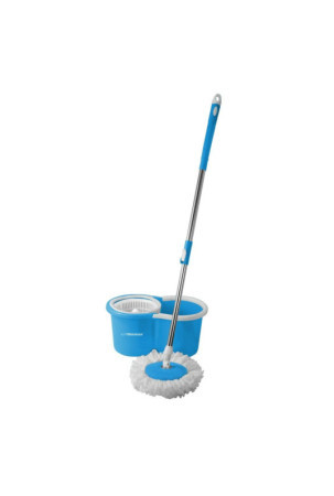 Mop with Bucket Esperanza EHS005 Mėlyna Balta Mikro audinys