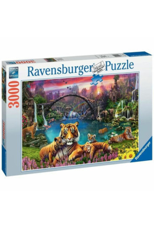 Dėlionė Ravensburger Tigers in the lagoon 3000 Dalys