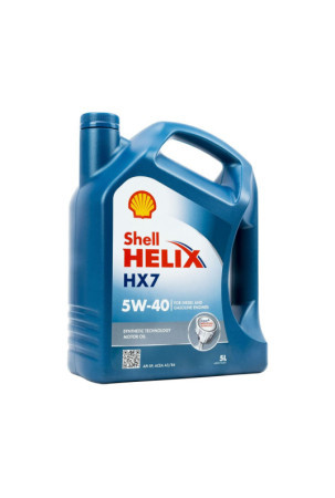 Automobilių variklių alyva Shell Helix HX7 5W40 5 L