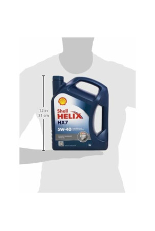 Automobilių variklių alyva Shell Helix HX7 5W40 5 L