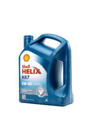 Automobilių variklių alyva Shell Helix HX7 5W40 5 L