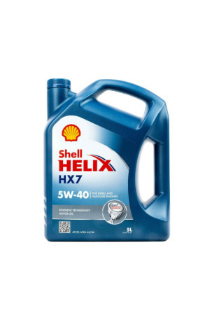 Automobilių variklių alyva Shell Helix HX7 5W40 5 L