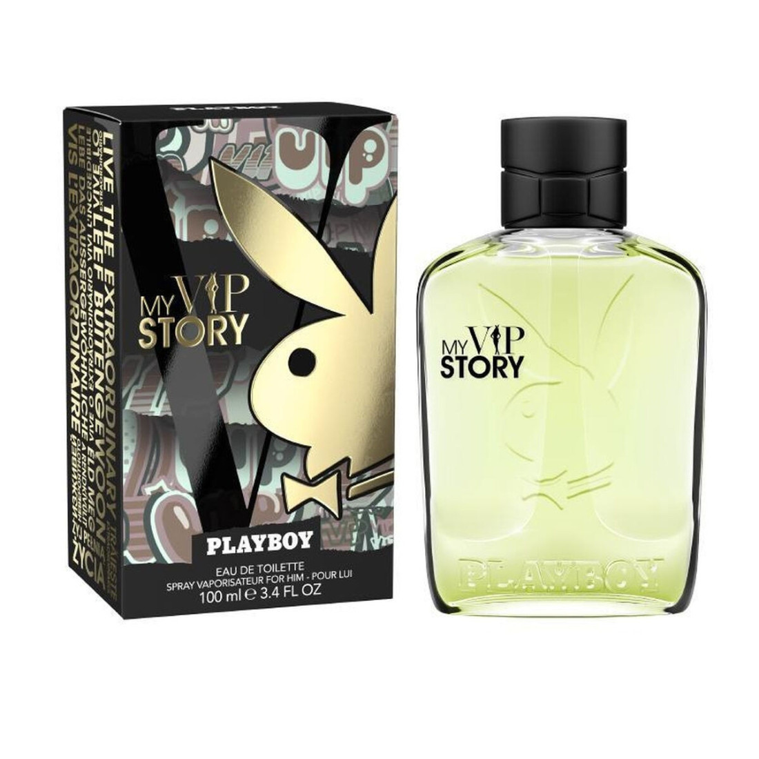 Vyrų kvepalai Playboy EDT 100 ml My Vip Story