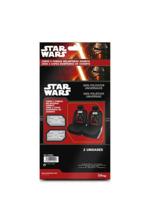 Sėdynių užvalkalų komplektas Star Wars Darth Vader Universalus Persiųsti Juoda 2 vnt.