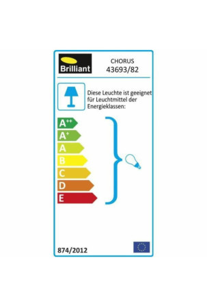 LED šviesos stulpelis Brilliant Sidabras Nerūdijantis plienas