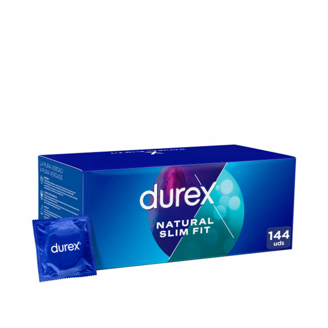 Prezervatyvai Durex Natural Slim Fit 144 vnt.