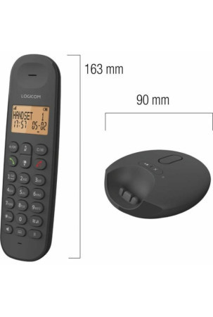 Fiksuotojo ryšio telefonas Logicom DECT ILOA 255T DUO Juoda