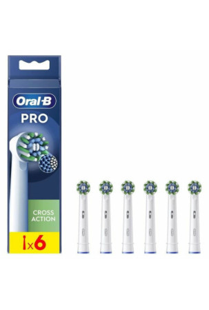 Pakeičiama galvutė Oral-B 6 vnt. Balta