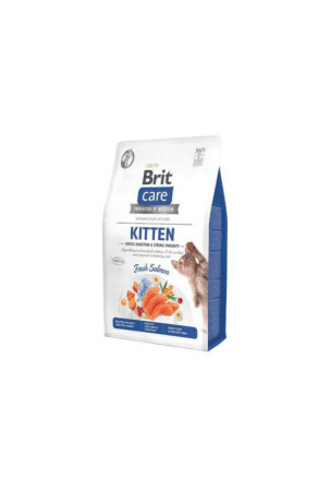 Kačių maistas Brit Grain-Free Kitten Immunity Lašišos raudonumo spalva 7 kg