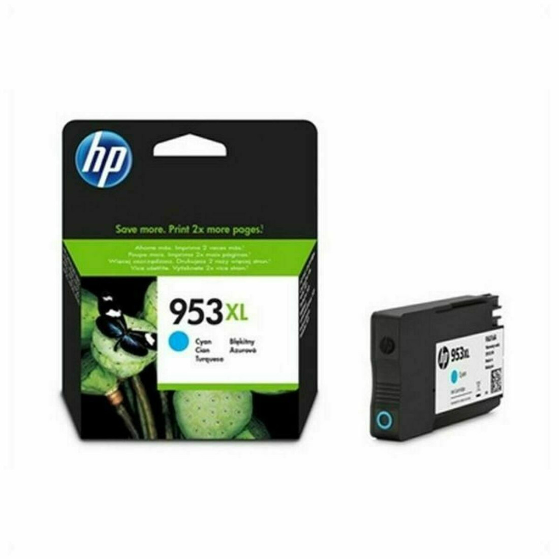 Originali rašalo kasetė HP F6U16AE 22 ml-47 ml Ciano