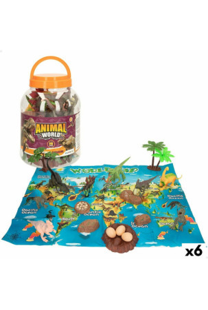 Playset Colorbaby 19 Dalys 6 vnt. 17 x 9 x 6 cm Dinozaurai