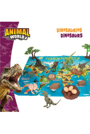 Playset Colorbaby 19 Dalys 6 vnt. 17 x 9 x 6 cm Dinozaurai