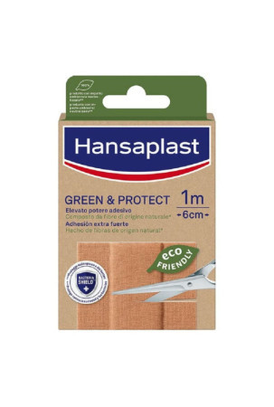 Pleistrai Hansaplast Green & Protect 10 x 6 cm 10 vnt.