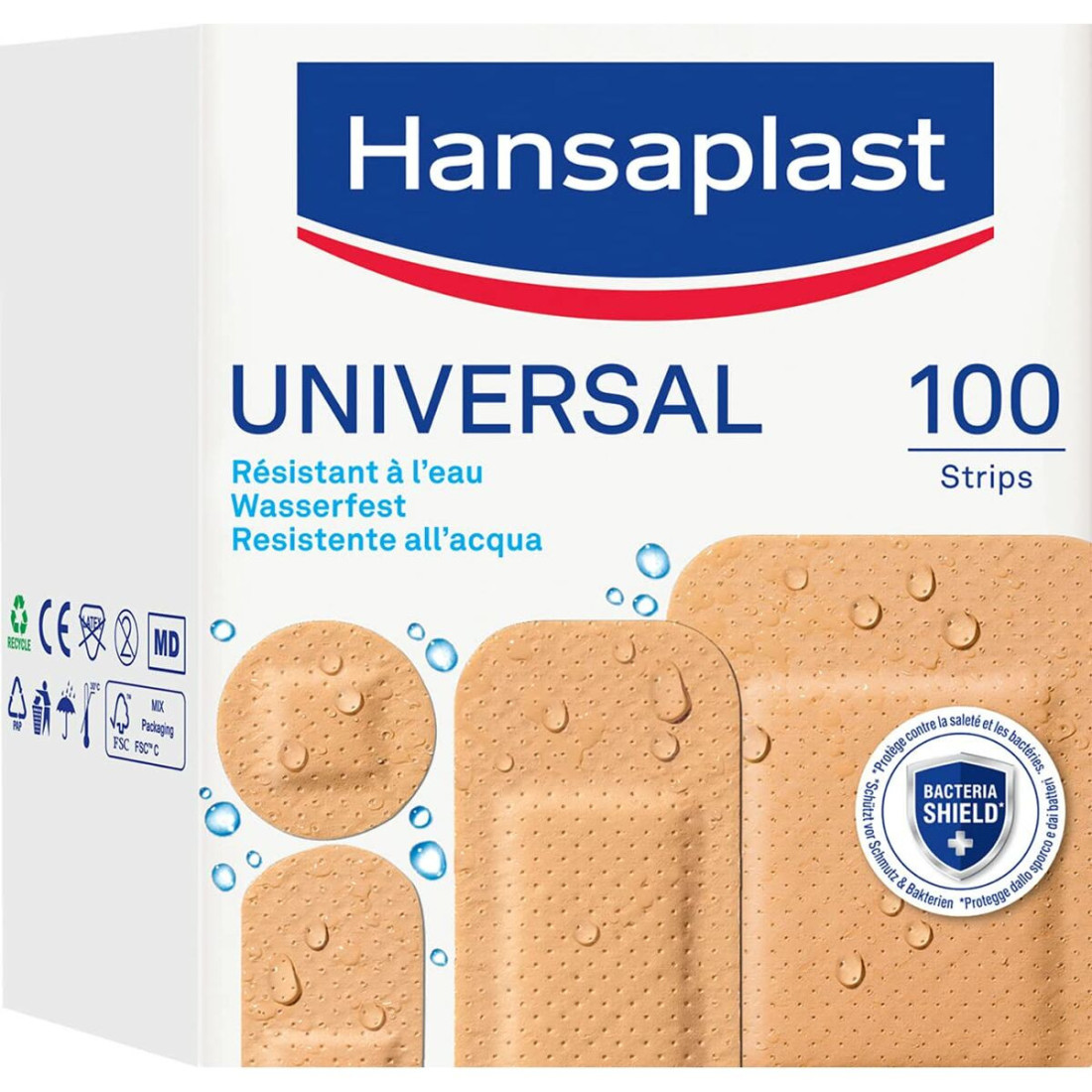 Pleistrai Hansaplast Universal 100 vnt.