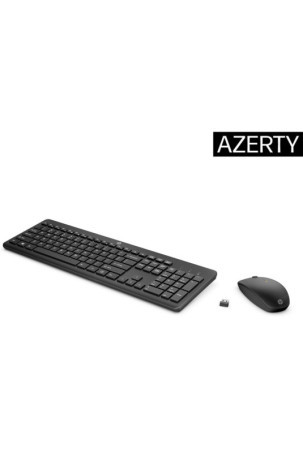 Klaviatūra ir pelė HP 3L1F0AA Azerty Prancūzų Balta Juoda