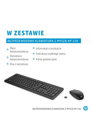 Klaviatūra ir pelė HP 3L1F0AA Azerty Prancūzų Balta Juoda