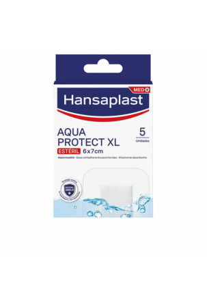 Vandeniui atsparūs raiščiai Hansaplast Hp Aqua Protect XL 5 vnt. 6 x 7 cm