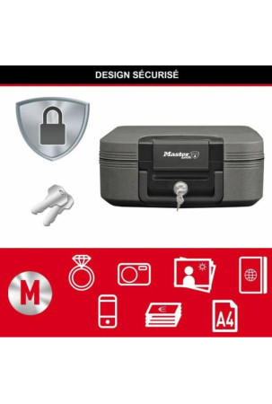 Saugumo dėžutė Master Lock Juoda 7,8 L