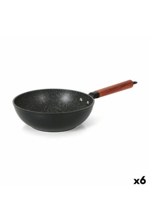 Wok keptuvė Quttin Doha Grūdintas aliuminis 47 x 24 x 8 cm (6 vnt.)