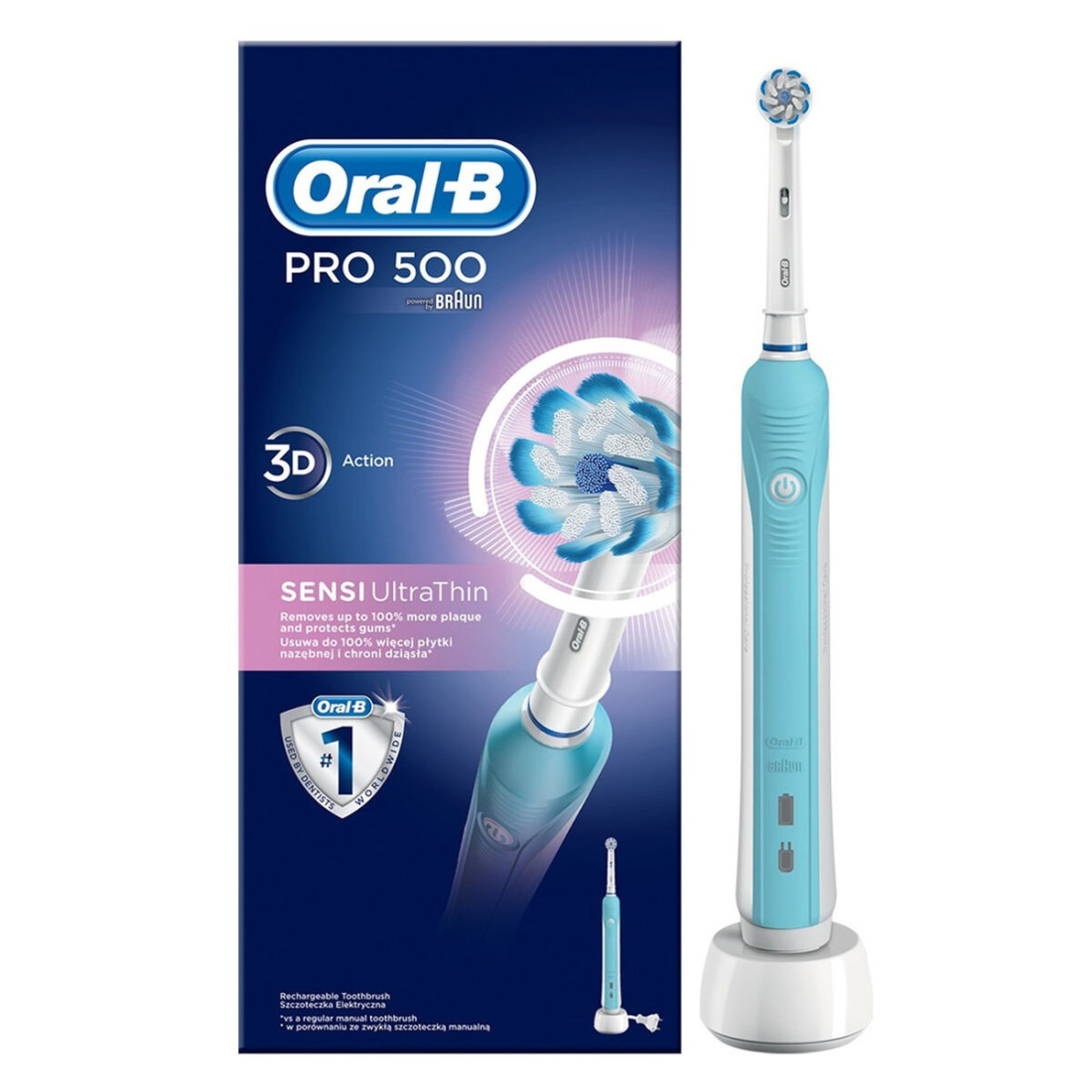 Elektrinis dantų šepetėlis Oral-B Pro 1 500