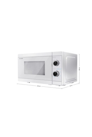 Mikrobangų Krosnelę Sharp YCMS01EC Balta 800 W 20 L