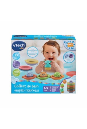 Mokomasis žaidimmas Vtech Baby Coffret de Bain empilo rigo l´eu (FR)