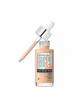 Skystas makiažo pagrindas Maybelline Super Stay Skin Tint Vitaminas C Nº 10 30 ml