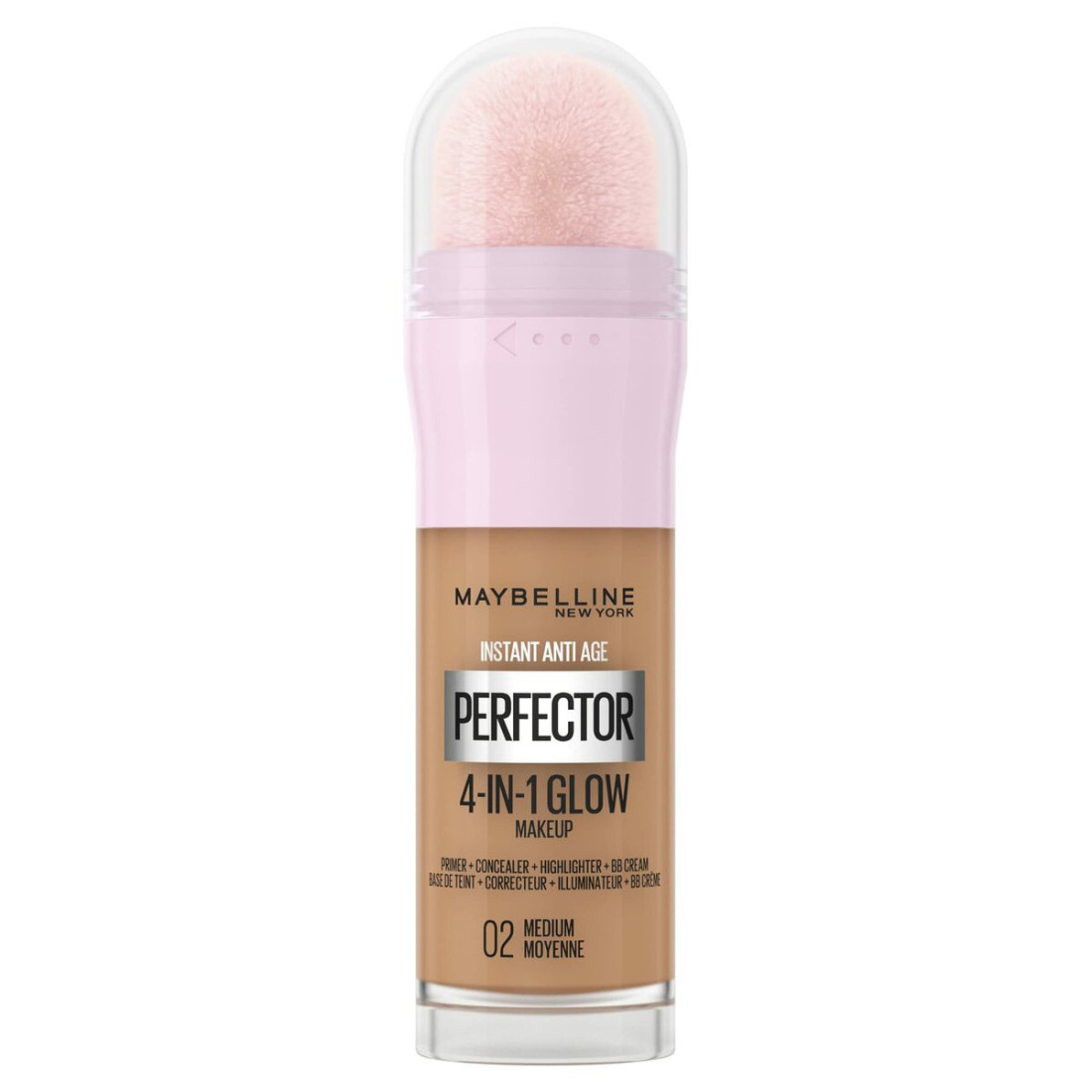 Skystas makiažo pagrindas Maybelline Instant Age Perfector Glow Nº 02 Medium Moyenne 20 ml