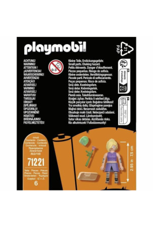 Žaislų rinkinys Playmobil 71221 Naruto Shippuden Plastmasinis 6 Dalys