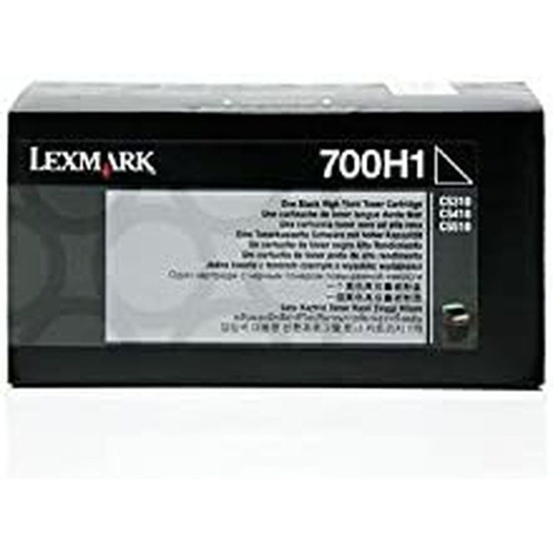 Originali rašalo kasetė Lexmark 70C0H10 Juoda