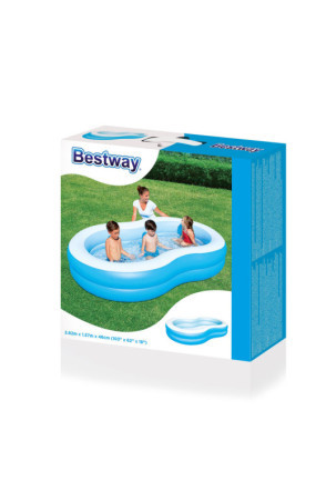 Pripučiamas vaikiškas baseinas Bestway Spalvotas 262 x 157 x 46 cm