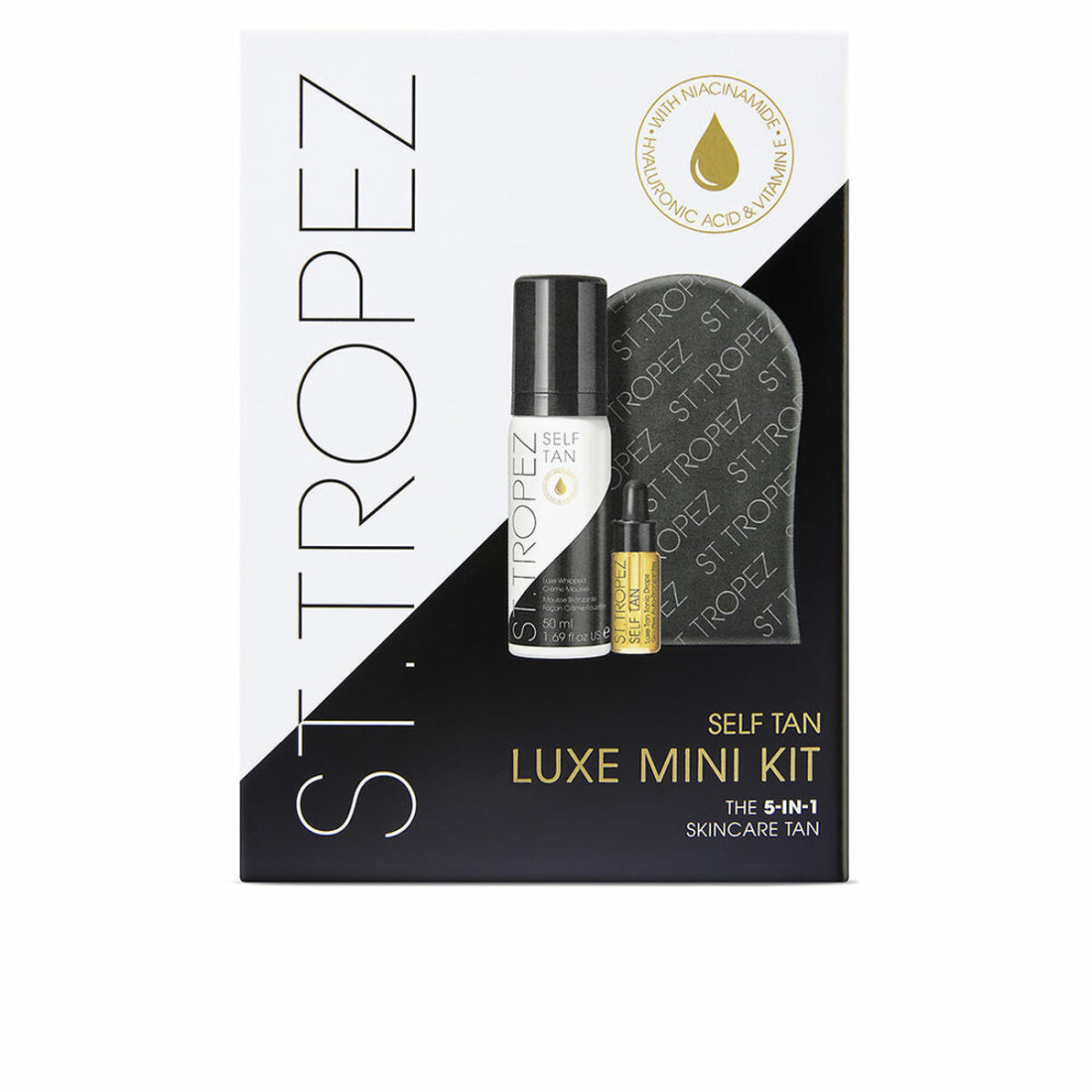 Kūno losjonas su savaiminiu įdegiu St.tropez Luxe Mini Kit 3 Dalys