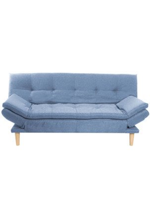 Sofa DKD Home Decor Mėlyna Dangaus mėlynumo Natūralus Medžio Scandi 180 x 85 x 83 cm