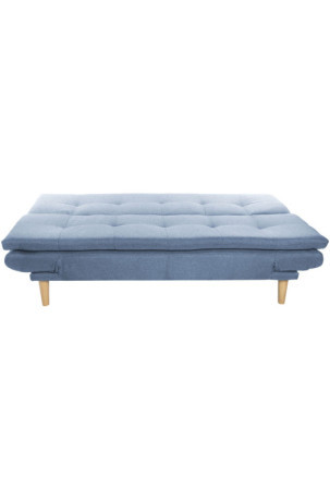 Sofa DKD Home Decor Mėlyna Dangaus mėlynumo Natūralus Medžio Scandi 180 x 85 x 83 cm