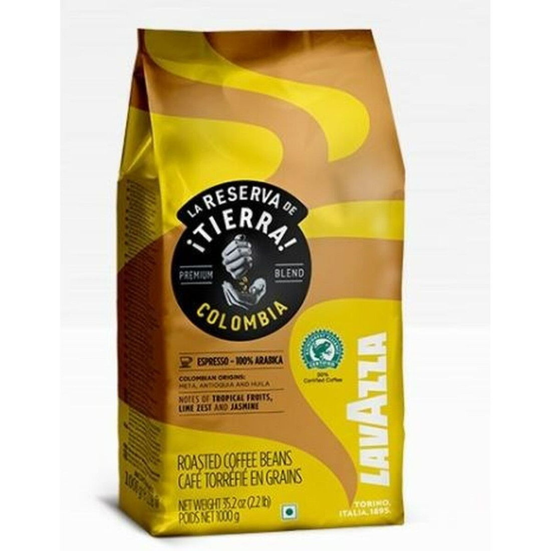 Kavos pupelės Lavazza Tierra Colombia Espresso 1 kg