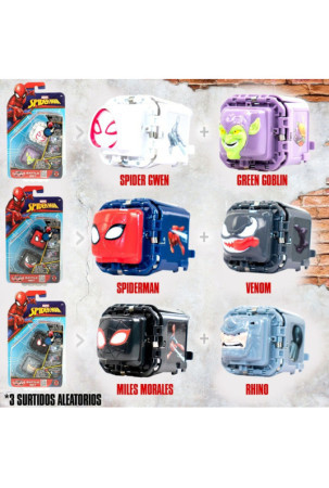 Įgūdžių žaidimas Spider-Man Battle Cubes (12 vnt.)