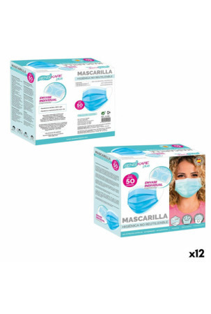 Box of hygienic masks SensiKare 50 Dalys (12 vnt.)