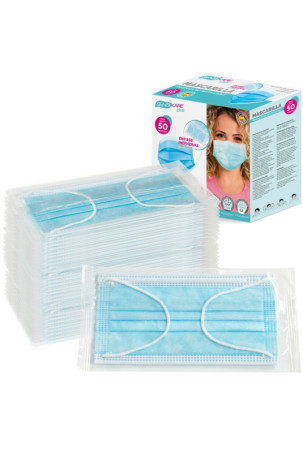 Box of hygienic masks SensiKare 50 Dalys (12 vnt.)